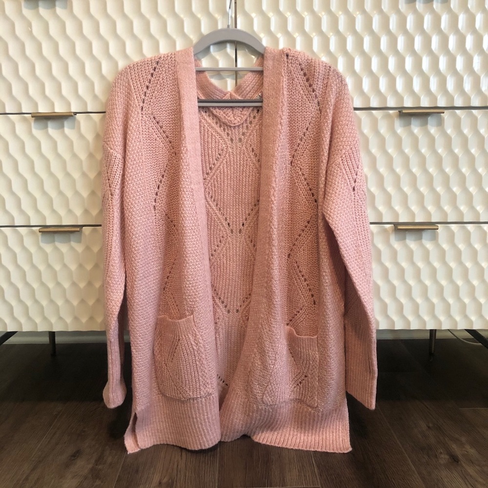 SOLD! NWT! Pink Rose Cardigan